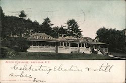 Antlers Club House Amsterdam, NY Postcard Postcard Postcard