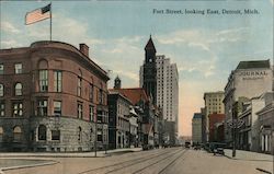 Fort Street Looking East Postcard