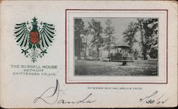 The Russel House, Summer House, Belle Isle Detroit, MI Postcard Postcard Postcard