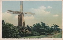 Dutch Windmill, Golden Gate Park Postcard