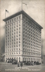 Clift Hotel Postcard