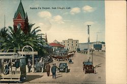 Santa Fe Depot San Diego, CA Postcard Postcard Postcard