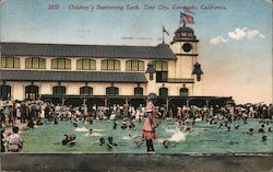 Children's Swimming Tank, Tent City Postcard