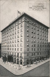 Hotel Robidoux, Fifth and Francis Streets Postcard