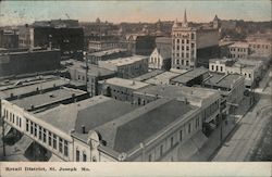 Retail District St. Joseph, MO Postcard Postcard Postcard