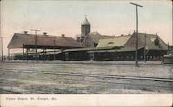 Union Depot St. Joseph, MO Postcard Postcard Postcard