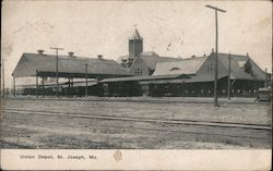 Union Depot St. Joseph, MO Postcard Postcard Postcard