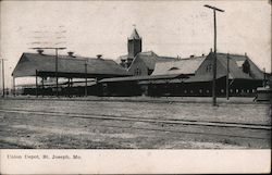 Union Depot St. Joseph, MO Postcard Postcard Postcard