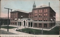 Live Stock Exchange Building Postcard