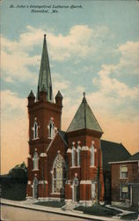 St. John's Evangelical Lutheran Church Postcard