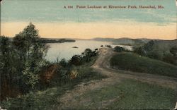 Point Lookout At Riverview Park Postcard