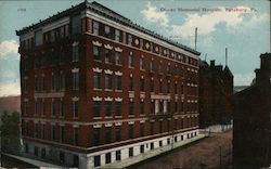 Oliver Memorial Hospital Postcard