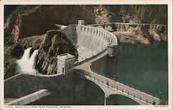 Roosevelt Dam Phoenix, AZ Postcard Postcard Postcard