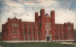 New Administration Building, University of Oklahoma Postcard