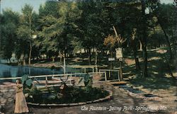 The Fountain - Doling Park Postcard