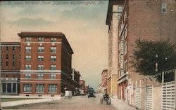 St. Louis St. West From Jefferson St. Postcard