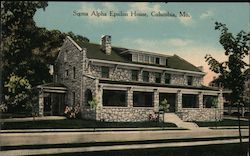 Sigma Alpha Epsilon House Columbia, MO Postcard Postcard Postcard