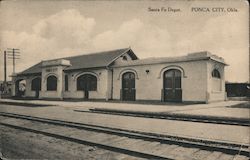 Santa Fe Depot Postcard