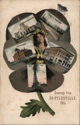 Greetings from Bartlesville, OK Oklahoma Postcard Postcard Postcard