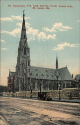 St. Alphonsus, The Rock Church, North Grand Ave. St. Louis, MO Postcard Postcard Postcard