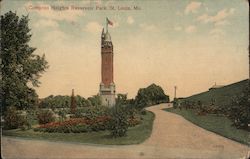 Compton Heights Reservoir Park St. Louis, MO Postcard Postcard Postcard