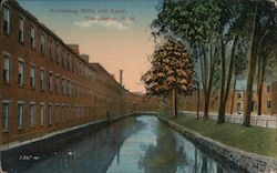 Amoskeag Mills and Canal Manchester, NH Postcard Postcard Postcard