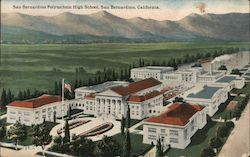 San Bernardino Polytechnic High School Postcard