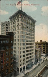 The majestic Theatre Building Milwaukee, WI Postcard Postcard Postcard