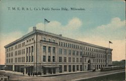 T. M. E. R. & L. Co.'s Public Service Building Milwaukee, WI Postcard Postcard Postcard