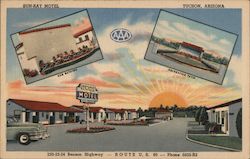 Sun-Ray Motel Postcard