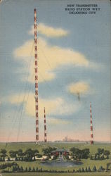 New Transmitter, Radio Station WKY Oklahoma City, OK Postcard Postcard Postcard