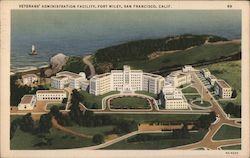 Veterans' Administration Facility, Fort Miley Postcard