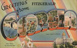 Greetins from Fitzgerald, Georgia Postcard