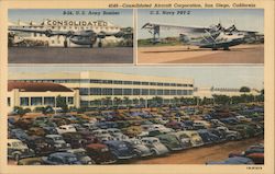 Consolidated Aircraft Corporation Postcard