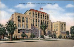 Maricopa County Court House Postcard