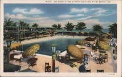 The Roney Plaza Cabana Sun Club Postcard