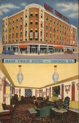 Mark Twain Hotel Chicago, IL Postcard Postcard Postcard