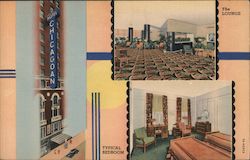 Hotel Chicagoan Illinois Postcard Postcard Postcard