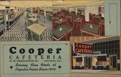 Cooper Cafeteria Postcard