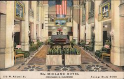 The Midland Hotel Chicago, IL Postcard Postcard Postcard