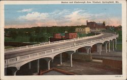 Benton and Kimbrough Ave. Viaduct Postcard