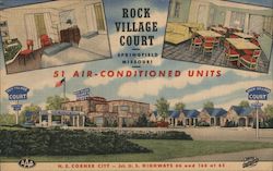 Rock Village Court Postcard