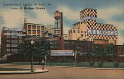 Checkerboard Square, Home of Purina Chows St. Louis, MO Postcard Postcard Postcard