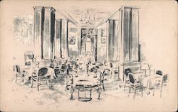 Hotel Mayfair Dining Room Postcard