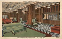 The Gatesworth Hotel Lobby Postcard