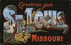 Greetings From St. Louis, Missouri Postcard Postcard Postcard