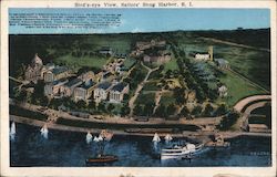 Bird's-Eye View, Sailors' Snug Harbor Postcard