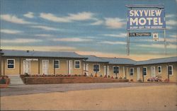 Skyview Motel Postcard