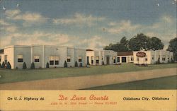 De Luxe Courts Oklahoma City, OK Postcard Postcard Postcard