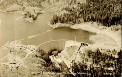 Alder Dam Mt. Rainier Highway Eatonville, WA Postcard Postcard